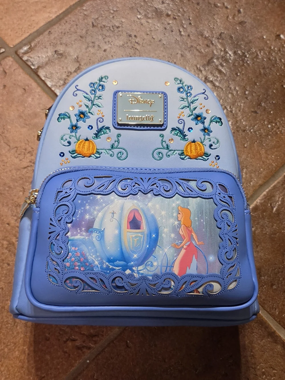 Loungefly Disney Princess Dreams Series Cinderella Window Mini Backpack